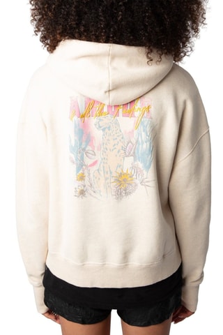 Sweat à capuche - Beige