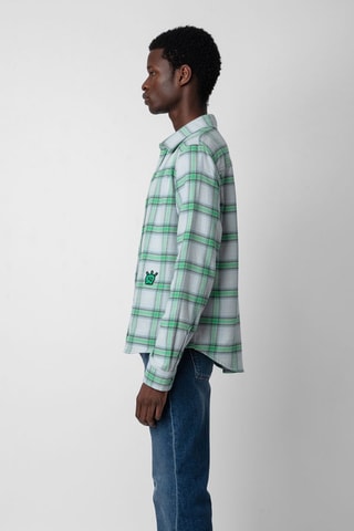 Chemise en coton biologique - Gris