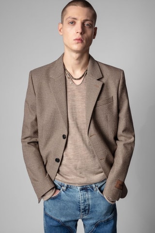 Pull en mérinos - Beige