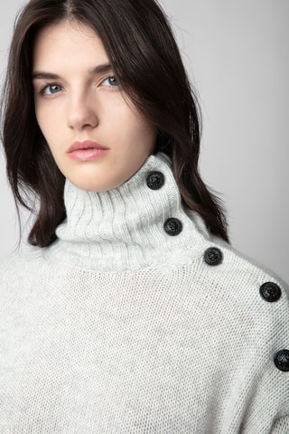 Pull en cachemire - Écru