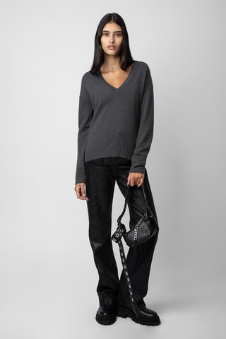 Pull en cachemire - Gris foncé