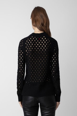 Pull en cachemire et laine - Noir