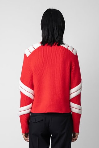 Pull en mérinos - Rouge