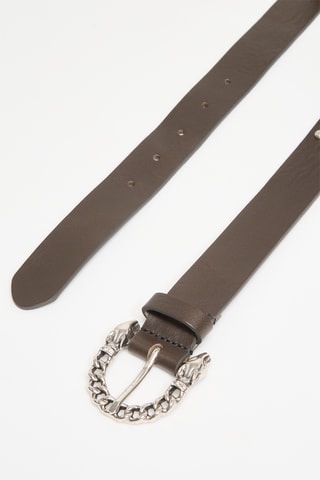 Ceinture en cuir - Marron