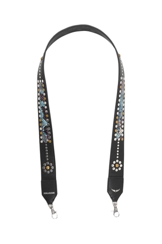 Bandoulière en cuir - Noir