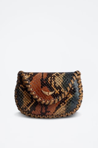 Pochette en cuir de chèvre - Marron