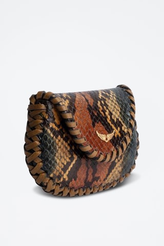 Pochette en cuir de chèvre - Marron