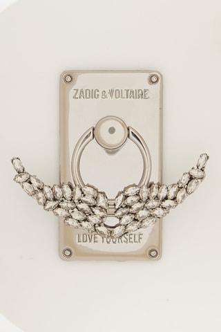 Bague téléphone portable - Argenté