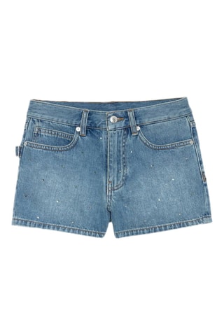 Short en jean - Bleu