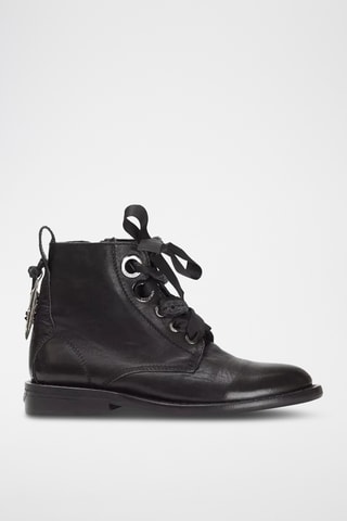 Boots en cuir - Noir