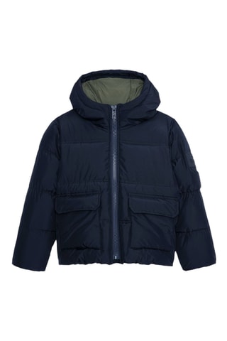 Doudoune à capuche - Bleu foncé