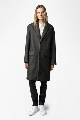Manteau en laine - Anthracite