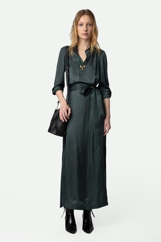 Robe longue - Vert foncé