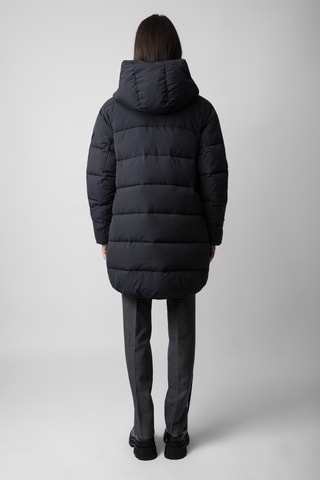 Doudoune à capuche - Noir