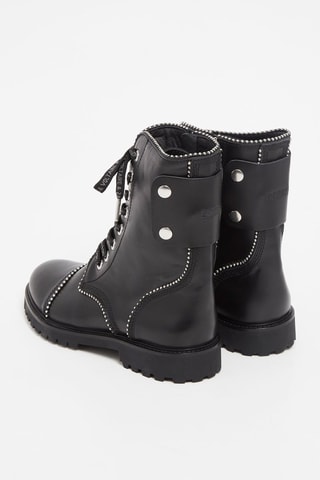 Boots en cuir - Noir