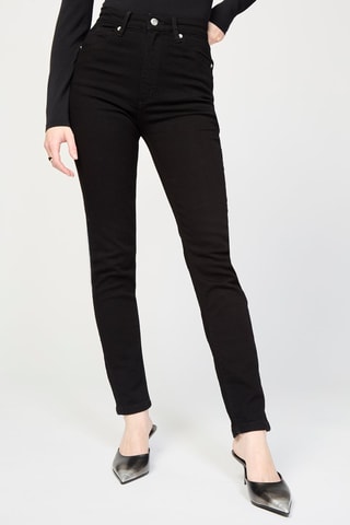 Jean taille haute - Noir