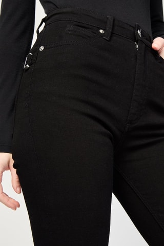 Jean taille haute - Noir