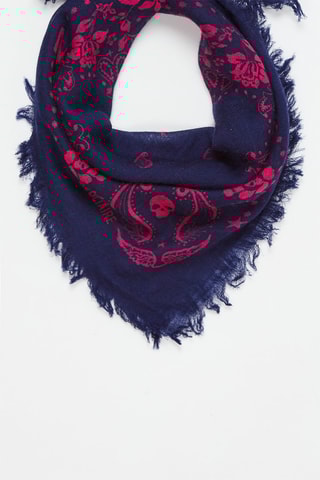 Foulard en cachemire - Bleu marine