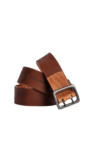 Ceinture en cuir - Marron