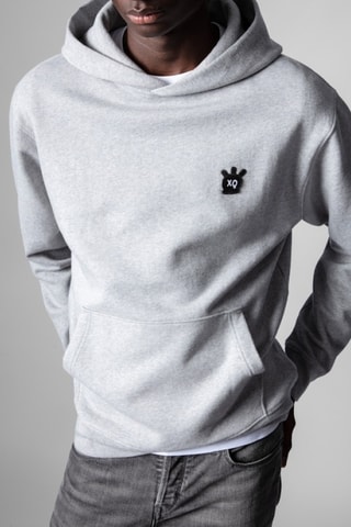 Sweat à capuche - Gris chiné