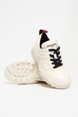 Baskets en cuir - Blanc