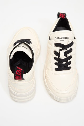 Baskets en cuir - Blanc