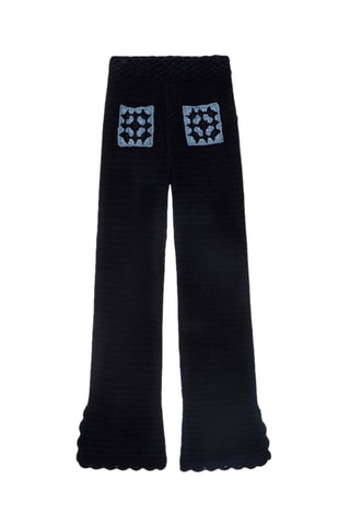 Pantalon taille haute - Noir