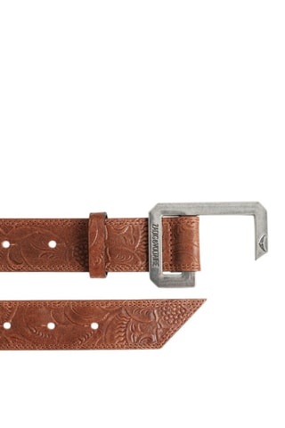 Ceinture en cuir - Marron