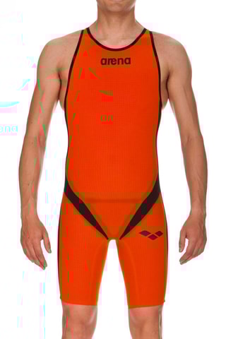 Combinaison de bain - Orange et noir