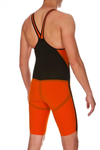 Combinaison de bain - Orange et noir