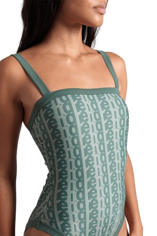 Maillot 1 pièce Monogram - Vert d’eau