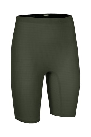 Maillot 1 pièce et cycliste de bain Powerskin - Noir et vert