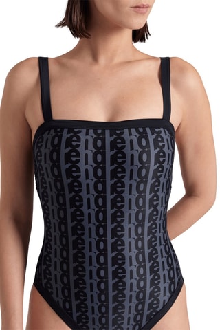 Maillot 1 pièce Monogram - Noir