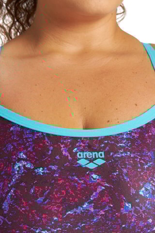 Maillot 1 pièce - Noir et violet