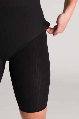 Maillot 1 pièce et cycliste de bain Powerskin - Noir