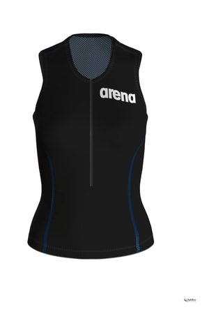 Débardeur de bain - Noir et bleu