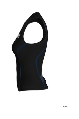 Débardeur de bain - Noir et bleu