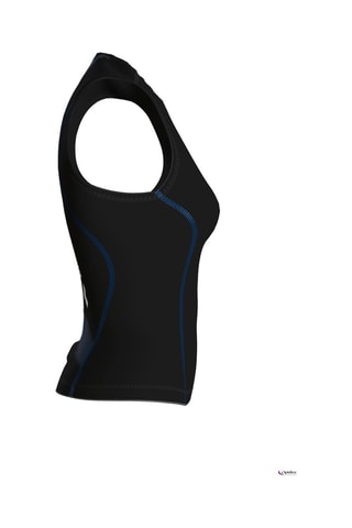 Débardeur de bain - Noir et bleu