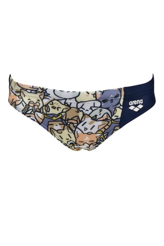 Slip de bain Kitties - Bleu marine