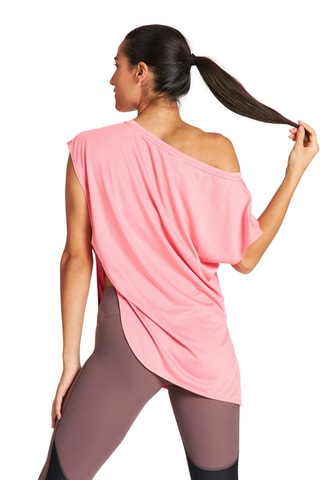 Top asymétrique - Rose