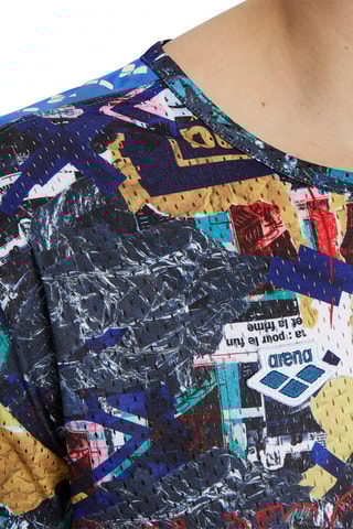 Crop top - Anthracite et beige