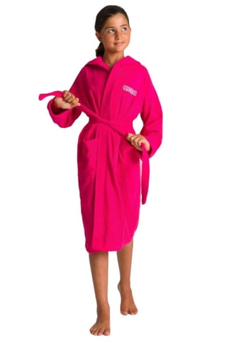 Peignoir à capuche Zeppelin - Fuchsia