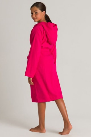 Peignoir à capuche Zeppelin - Fuchsia