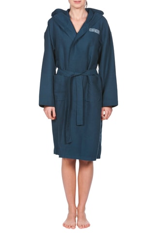 Peignoir à capuche - Bleu marine