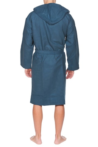 Peignoir à capuche - Bleu marine