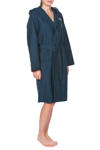Peignoir à capuche - Bleu marine