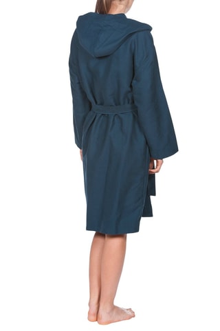 Peignoir à capuche - Bleu marine