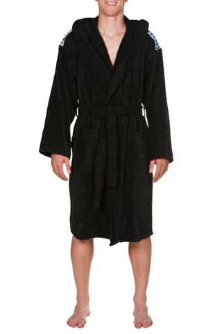 Peignoir de bain à capuche Core - Noir