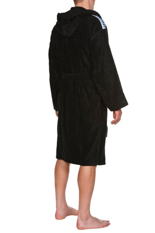Peignoir de bain à capuche Core - Noir