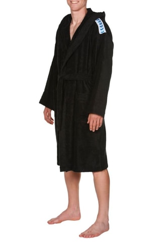 Peignoir de bain à capuche Core - Noir